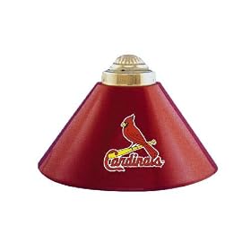 St Louis Cardinals 3pc SWAG METAL SHADE POOL BILLIARD TABLE LAMP LIGHT