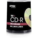 TDK 52X CDR 80 Minute / 700MB 100 Pack Spindle
