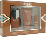 Santa Fe By Aladdin Fragrances For Men, Set-cologne Spray, 1.7-Ounce Bottle & Aftershave, Balm 3.3-Ounce Bottle & Deodorant Stick 1-Ounce Stick