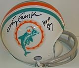 Larry Csonka Signed Dolphins Throwback Mini Helmet