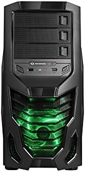 Ironside Minion - Budget Gaming PC Black/Green Desktop Computer 5 Year Warranty