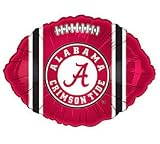 Alabama Crimson Tide Football Shaped 18 Mylar Balloon