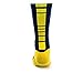 NCAA Michigan Wolverines Women's Champ Performance Crew Socks, Yellow, Medium