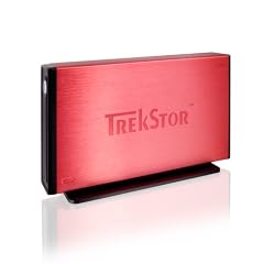 TrekStor DataStation maxi m.ub 1,5 TB externe Festplatte (8,9 cm (3,5 Zoll), 7200rpm, 32MB Cache, USB 2.0) rot