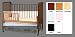 Jenny Lind Crib Daybed Conversion Kit in Unfinished Finish By Da Vinci Baby Furniture