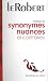 Dictionnaires des synonymes, nuances et contraires