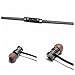 Bluetooth Headphones Wireless Bluetooth Headset, Sweatproof V4.1 Noise Cancelling Headphones Earphones with Microphone & Stereo with Magnetic Attraction (Black)