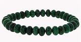 8mm Rondell Bracelet - Green Turquoise Jasper