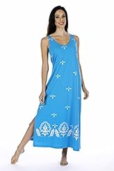 Petite Spring Summer Fall Winter Cotton/Knit Sleeveless Scoop Neck General Print Ankle Length Evening Dress/Maxi Dress 