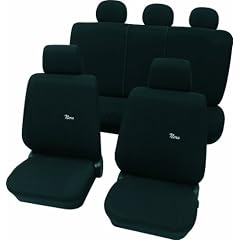 Cartrend 60214 Sitzbezug Komplettset "Nero Black", 11-teilig mit T�V-Gutachten, Seitenairbag-geeignet