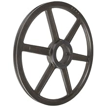 Martin V-Belt Drive Sheave, A/B Belt Section, 1 Groove, Class 30 Gray Cast Iron
