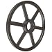 Martin V-Belt Drive Sheave, A/B Belt Section, 1 Groove, Class 30 Gray Cast Iron