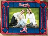 Atlanta Braves Art-Glass Horizontal Picture Frame