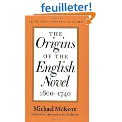 The Origins of the English Novel, 1600-1740