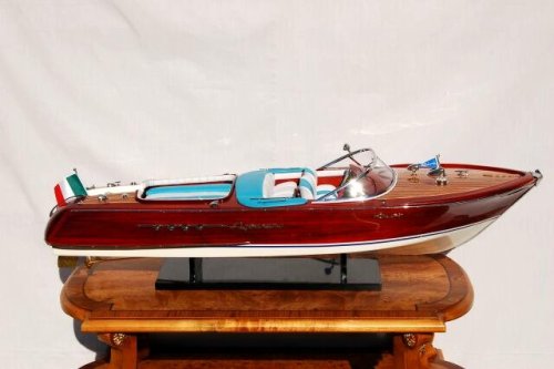 Riva Aquarama Blue Seats Speedboat Can be converted to RC 41Q Lo7ZAOL Riva Aquarama Blue Seats Speedboat Can be converted to RC
