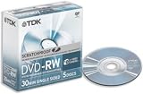 Electronics : TDK DVD-RW 8cm for Video Camera Single-sided 30 Minutes Ref DVD-RW14SPEB5 [Pack 5]
