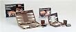 18" Brown Vinyl Backgammon Set - Backgammon Sets