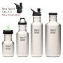 Klean Kanteens with Steel Loop & Steel Flat Caps | All Sizes - 12 oz, 18 oz, 27 oz, 40 oz. Mix & Match