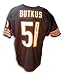 Autographed Dick Butkus Bears Throwback Blue Jersey with HOF 79 inscription