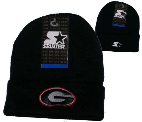 Georgia Bulldogs Vintage Starter Beanie Hat Cap