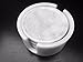 White Marble Coaster Set 6 Pcs Felt Bottom