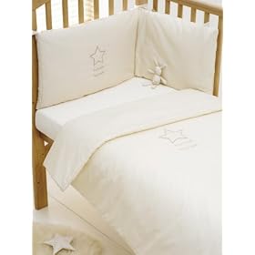 Zorbit : From Birth Cot Cotbed Coverlet and Bumper - Twinkle Twinkle