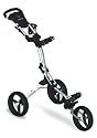 New! Bag Boy Mini Gt 3-Wheel Push Cart - Silver