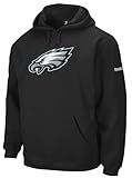 NFL Men's Philadelphia Eagles Black End Zone Playbook Hood (Black, Large)