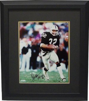 Marcus Allen signed Oakland Raiders 16x20 Photo HOF 03 Custom Framed- Allen Hologram