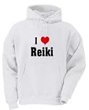 I Love/Heart Reiki Adult Hooded (Hoody) Sweatshirt In Various Colors
