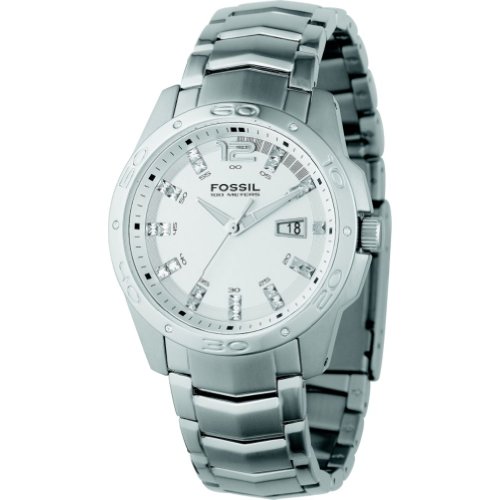 Fossil Mens Silver Glitz