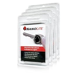 NanoLite: Worlds Smallest Key Light (4 Pack)