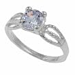 Sterling Silver CZ Kids Ring