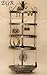 Pewter Silver Metal Earring Organizer Holder Tree title=