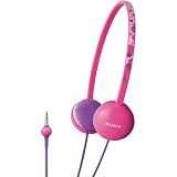 SONY MDR370LP/PNK LIGHTWEIGHT COLORFUL HEADPHONES (PINK)-YMDR370LPPNK