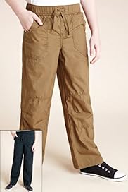 2 Pack Pure Cotton Straight Leg Trousers