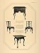 1928 Print Curly Maple Chippendale Queen Anne Furniture - Original Halftone Print