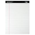 TOPS 63410 Docket Legal Ruled Pad, 16#, Letter Size, White, 50 Sheets/Pad, 12/pack