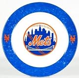 NY METS 4PK DINNER PLATE - New York Mets