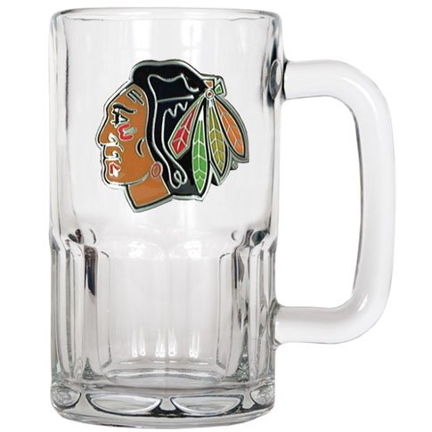 NHL Chicago Blackhawks 20-Ounce Root Beer Style Mug - Primary Logo