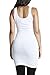m. rena Sleeveless Rayon Dress (White)
