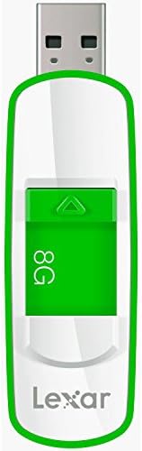 Lexar JumpDrive S73 8GB SuperSpped USB 3.0 Portable Memory Flash Drive - Green