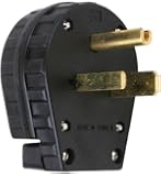 Pass & Seymour 3869CC5 Angle Plug 2 Pole Three Wire 30-Amp/50-Amp 250-volt