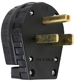 Pass & Seymour 3869CC5 Angle Plug 2 Pole Three Wire 30-Amp/50-Amp 250-volt