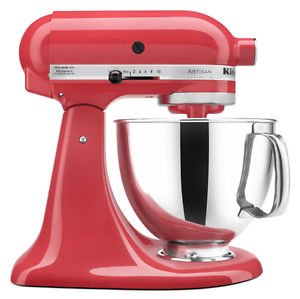 Kitchenaid Tilt Back Head Stand Mixer 325-w 5 Quart Ksm150pswm Water Melon Red Fast Shipping By Fedex