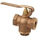Kingston 305B Series Brass Quick Opening Flow Control Valve, Squeeze Lever, 1" NPT Female