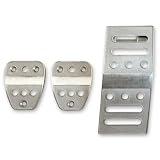 2005 2006 2007 2008 Ford Mustang Aluminum Pedal Covers by Drake Muscle Cars