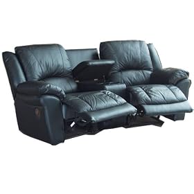 Promenade Collection Black Home Theater Loveseat by Coaster Company