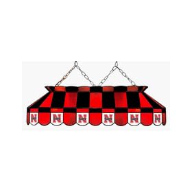 Nebraska Cornhuskers Pool Table Stained Glass Lamp