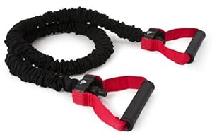 Adidas ADTB-10602 Power Tube - Banda elástica para entrenamiento (resistencia 2), color negro y rojo